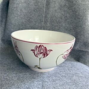 MMA Metropolitan Museum Tulips w/Crickets Large 9" Bowl - JACOB MARREL Portugal